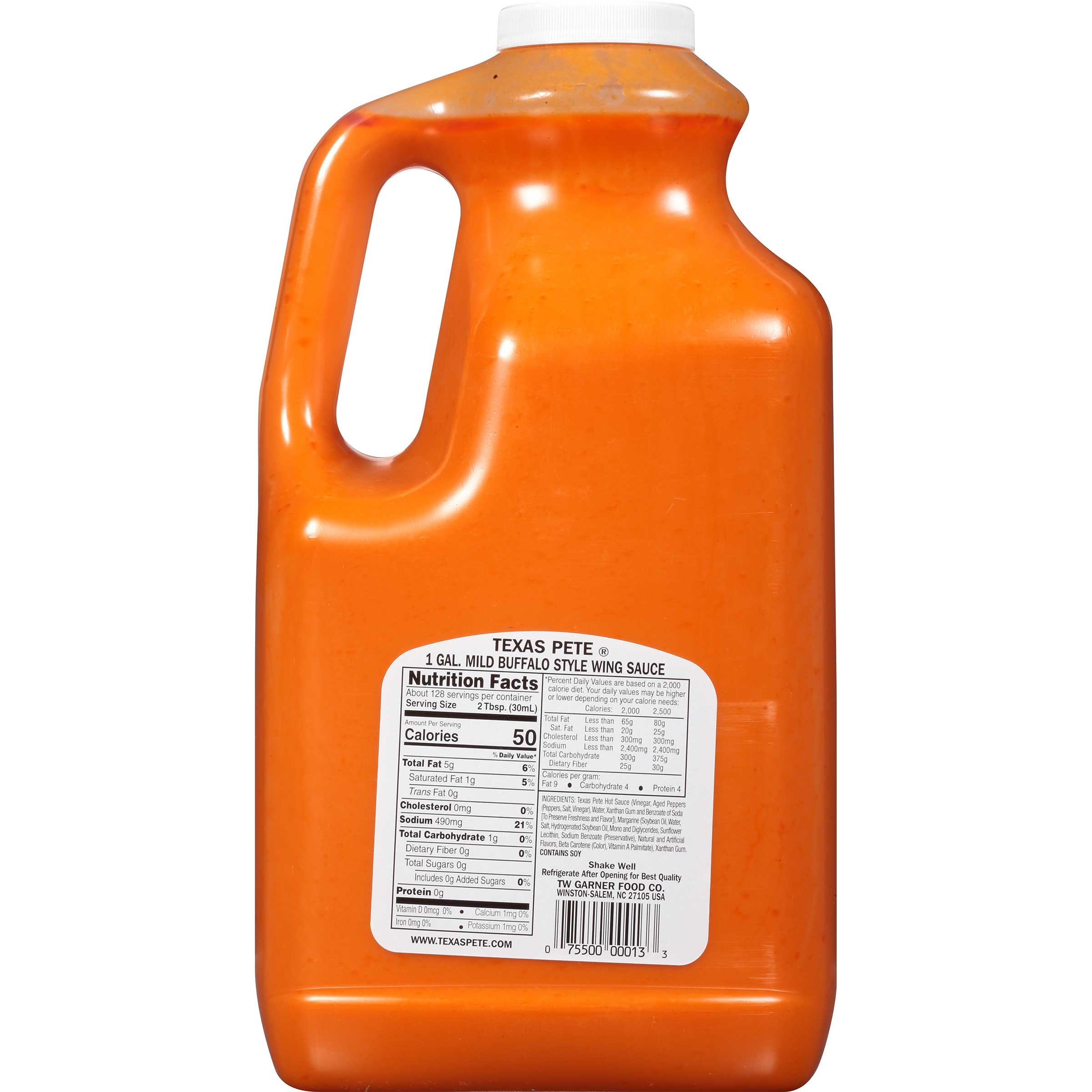 Texas Pete Chicken Wing Sauce, Mild, 1 Gallon -- 4 Case