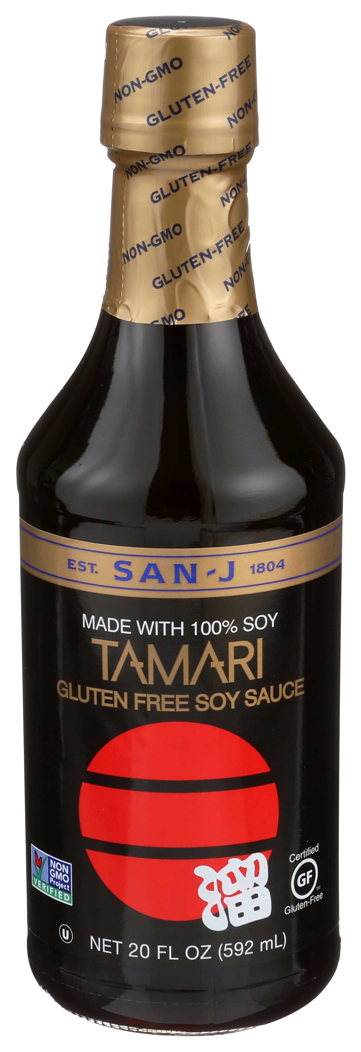 San J Traditional Brew Tamari, 20 Ounce -- 6 per case.