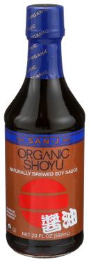 San J Organic Traditional Shoyu Soybean, 20 Ounce -- 6 per case.