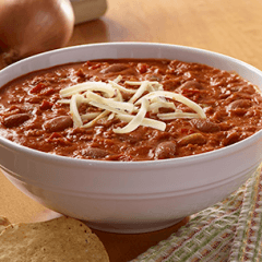 Blount Fine Foods Beef Chili with Beans - 4 lb. package, 4 per case