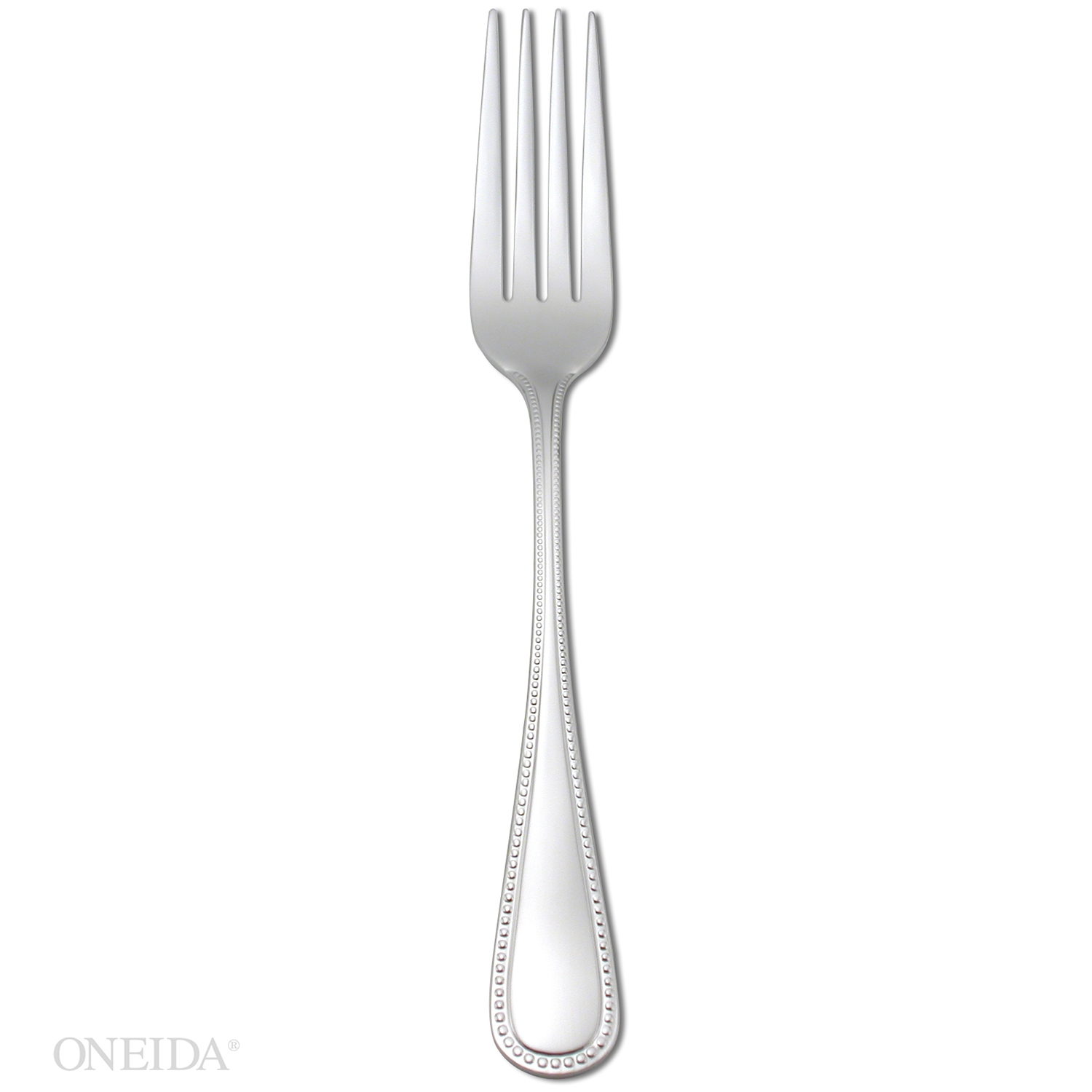 Oneida Pearl 18/10 Stainless Steel European Size Table Fork, 8.3 Inch -- 12 Per Case