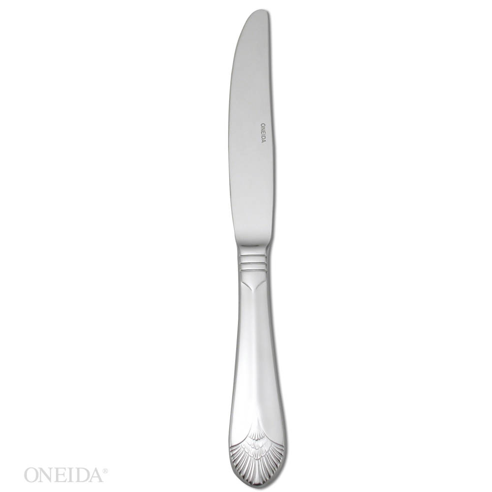 Oneida Europa Collection New York Silverplate Table Knife, 9 3/8 Inch -- 12 Per Case