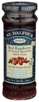 St.Dalfour Red Raspberry Consv - 10 ounce -- 6 per case.