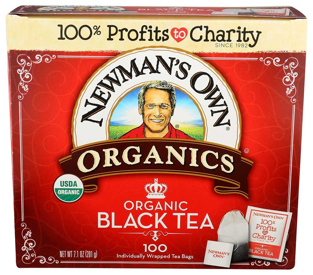 Newmans Own Organics Royal Black Tea - 100 per pack -- 5 packs per case.