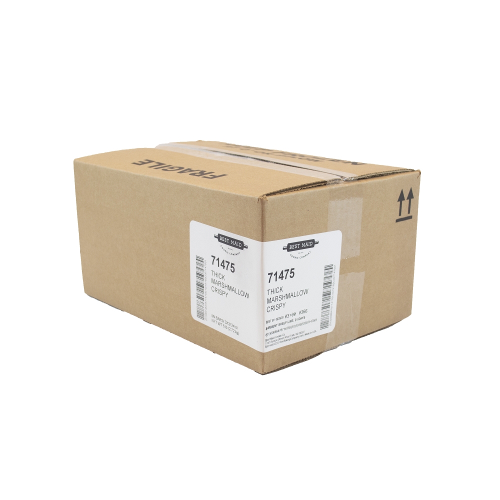 Best Maid Thick Marshmallow Crispy Bar, 4 Ounce -- 24 Per Case