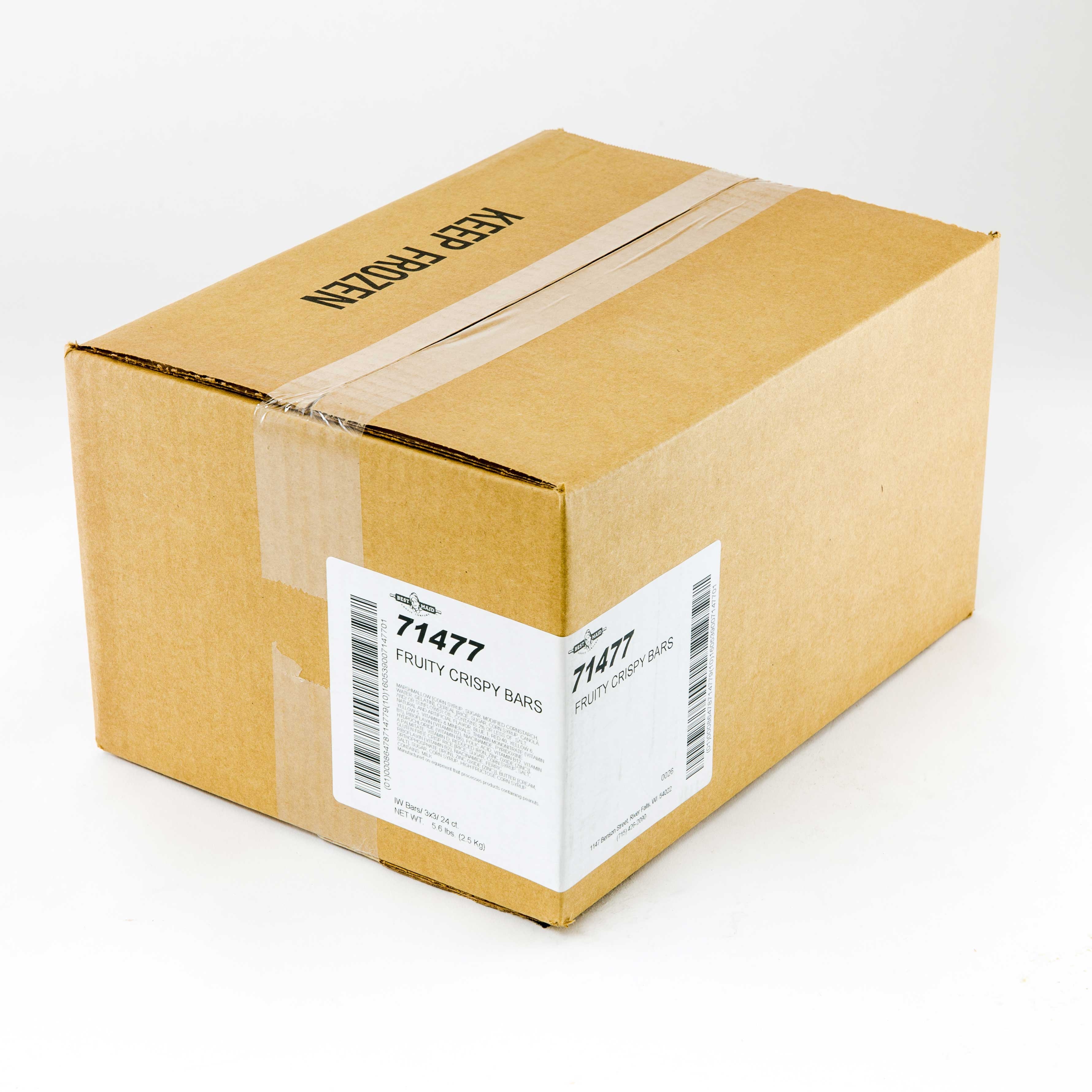 Best Maid Individually Wrapped Fruity Crispy Bar, 3.7 Ounce -- 24 Per Case