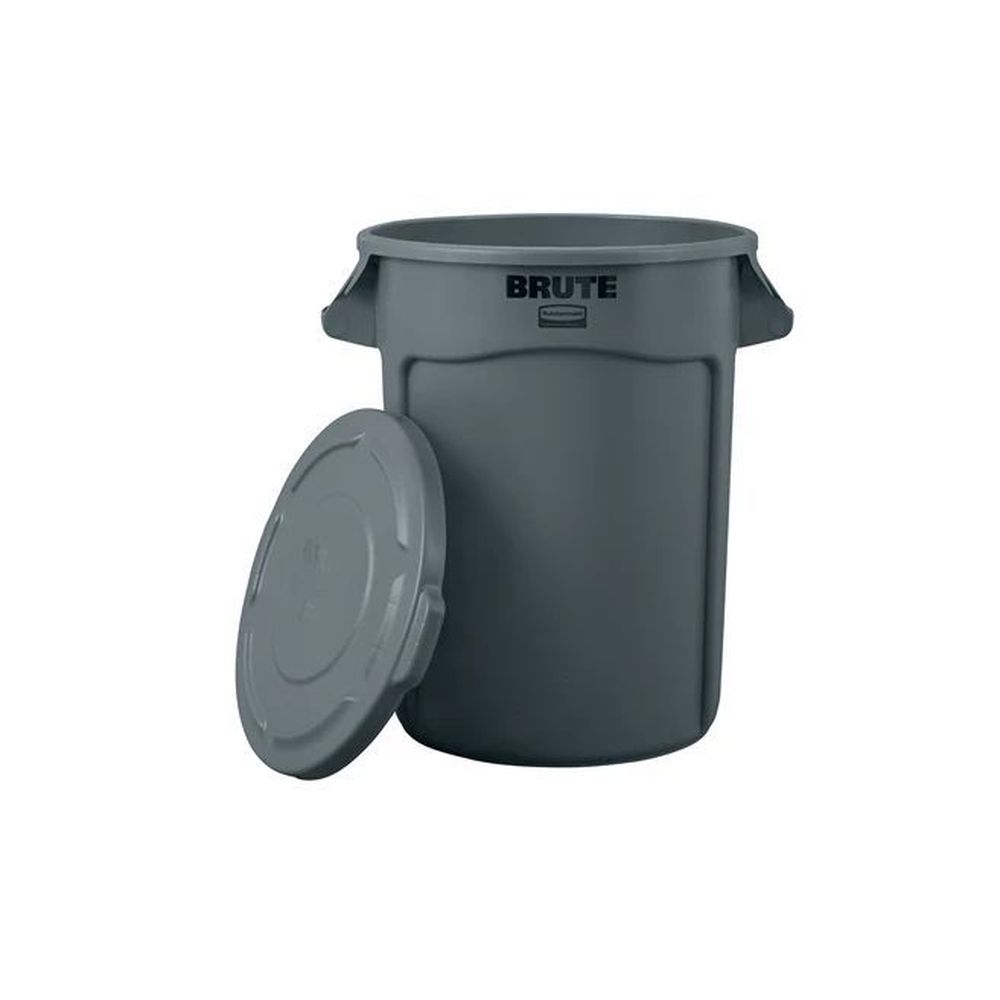 Rubbermaid Gray Round Brute Container Lid For 32 Gallon Capacity Container