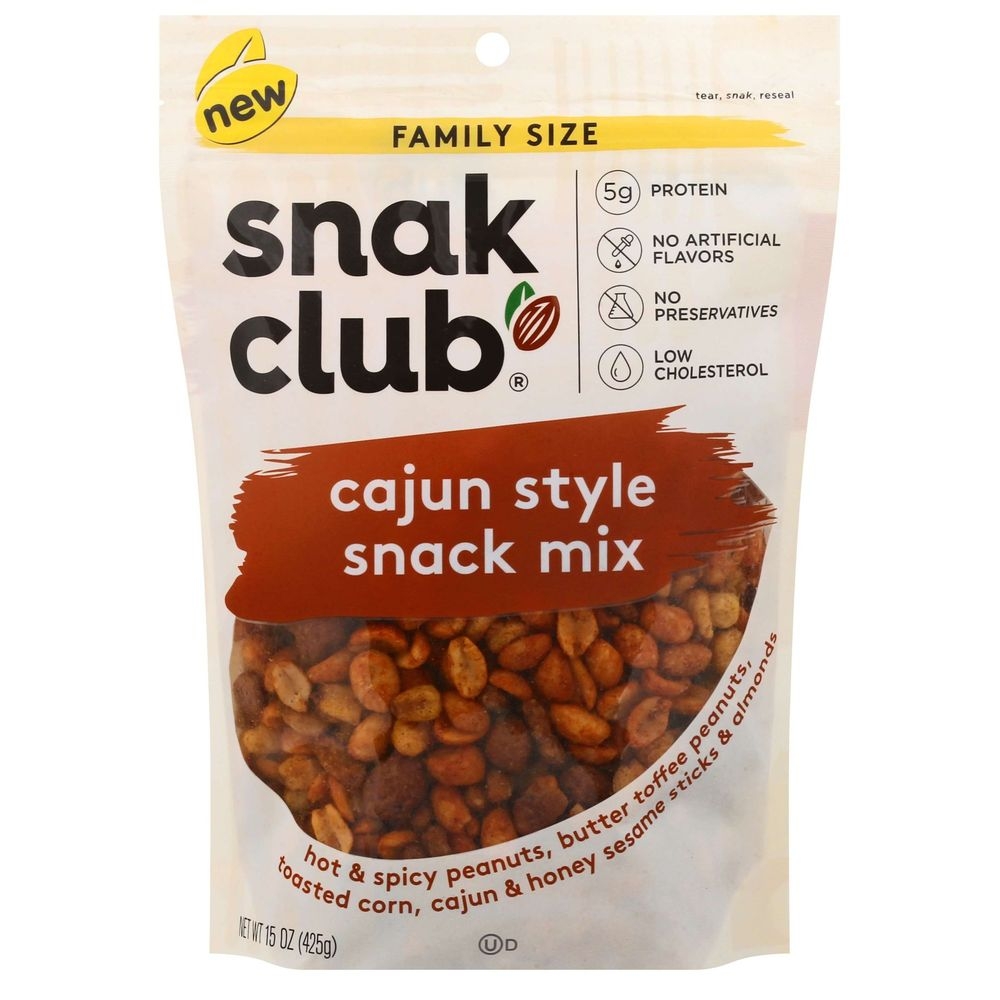 Snak Club Family Size Cajun Style Snack Mix, 15 Ounce -- 6 per case