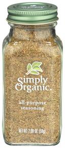 Simply Organic All Purpose Seasoning, 2.08 Ounce Bottle -- 6 per case.