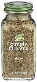 Simply Organic Whole Thyme Leaf, 0.78 Ounce -- 6 per case