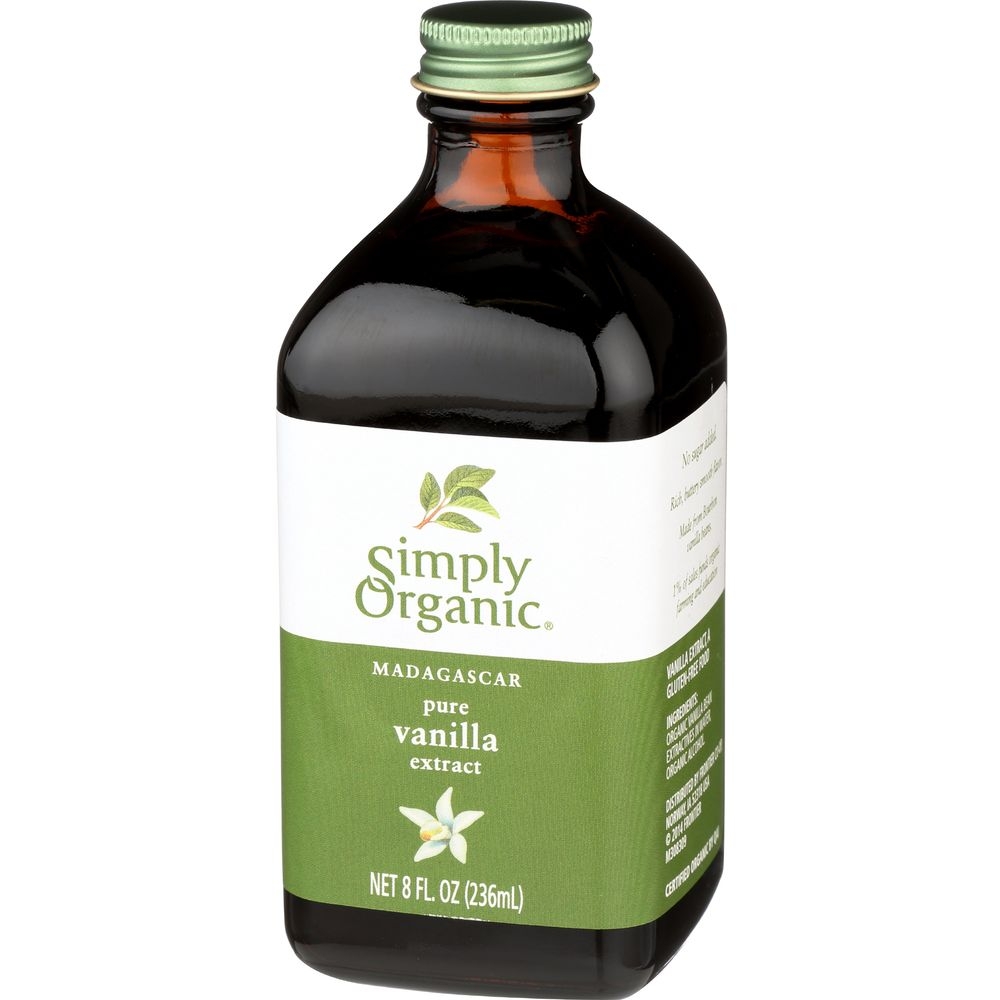 Simply Organic Vanilla Extract, 8 Fluid Ounce -- 6 Per Case