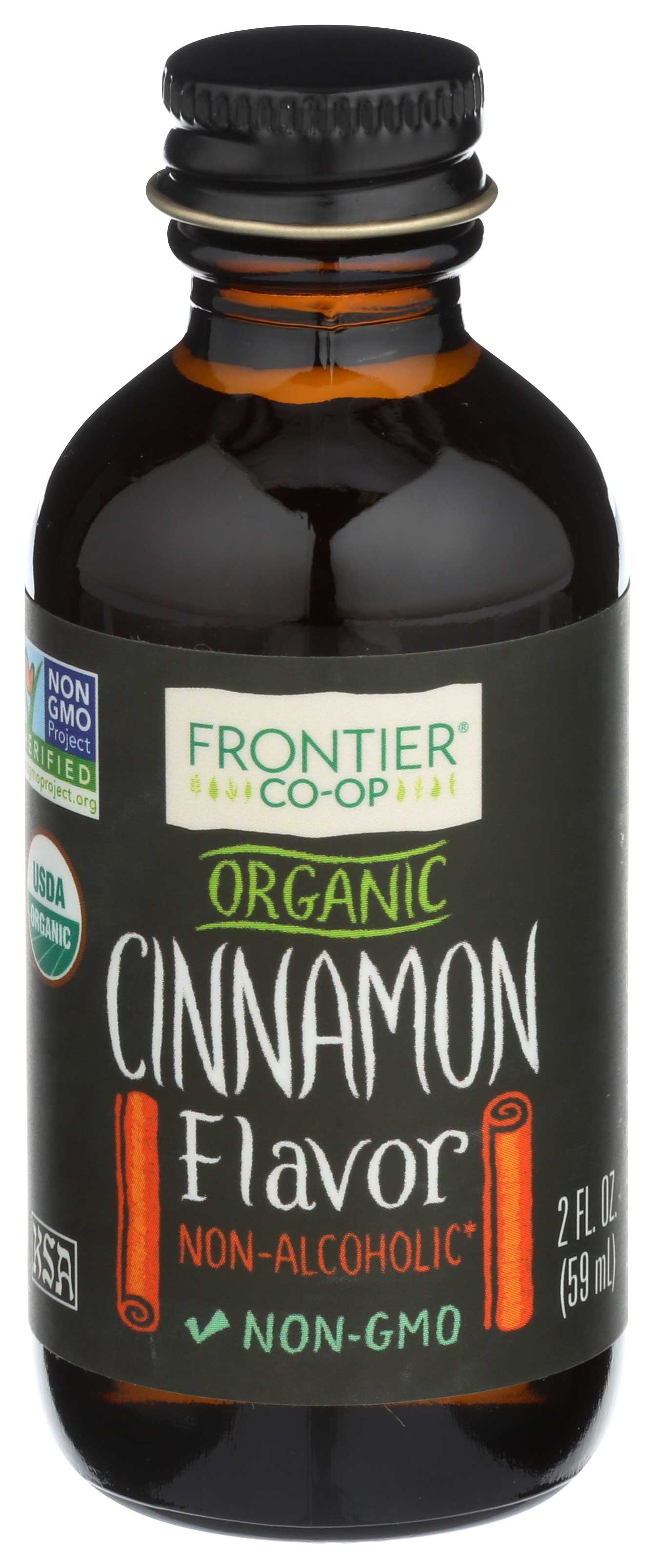 Frontier Herb Organic Cinnamon Flavor, 2 Ounce