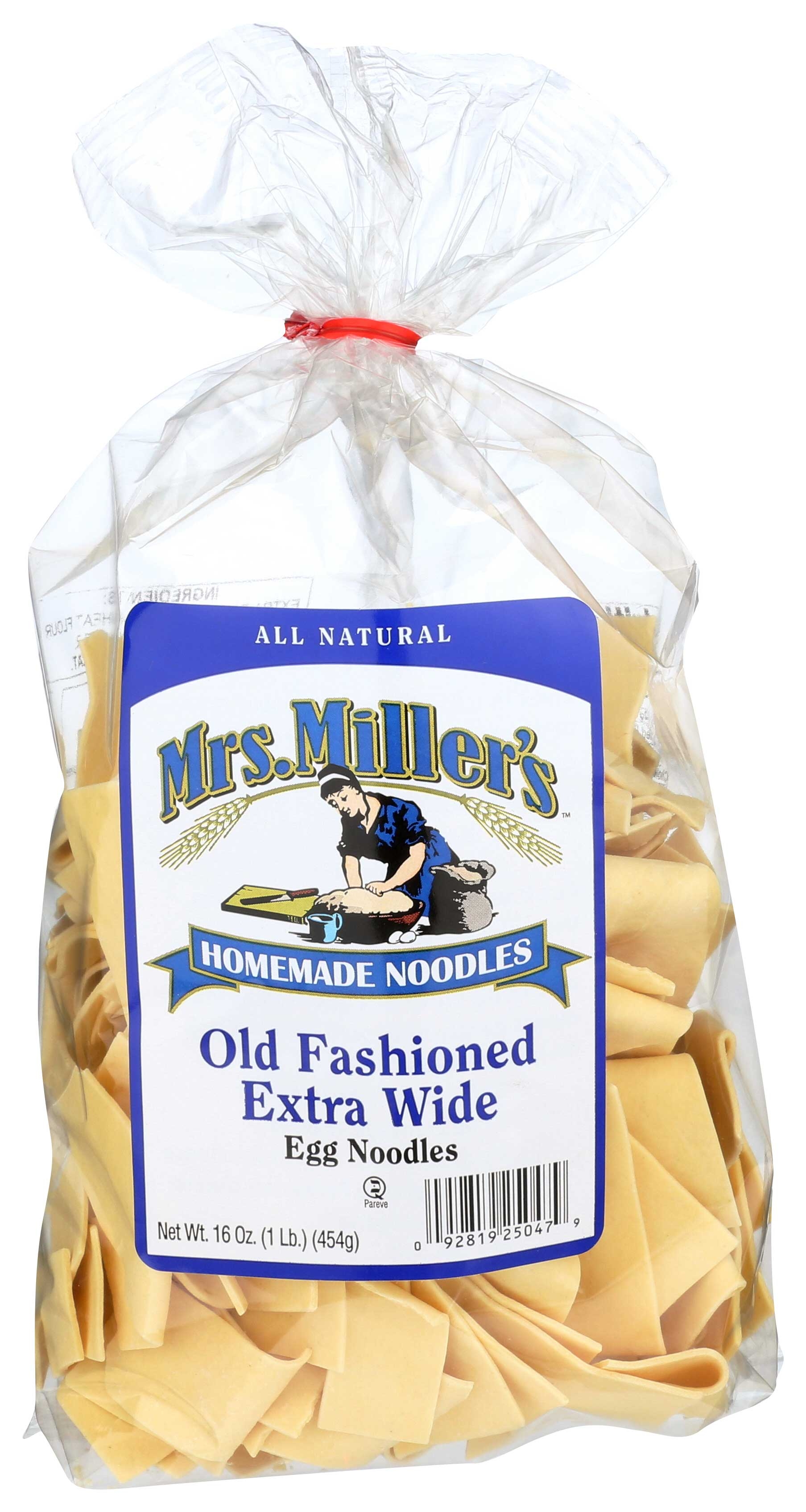 Mrs. Miller's Homemade Old Fashioned Extra Egg Noodle, 16 Ounce -- 6 Per Case