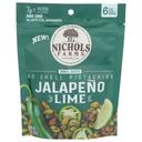 Nichols Farms Jalapeno Lime No Shell Pistachios, 6 Ounce -- 15 per case