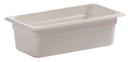 Camwear One Third Size Food Pan, White, 3.8 Quart -- 6 per case