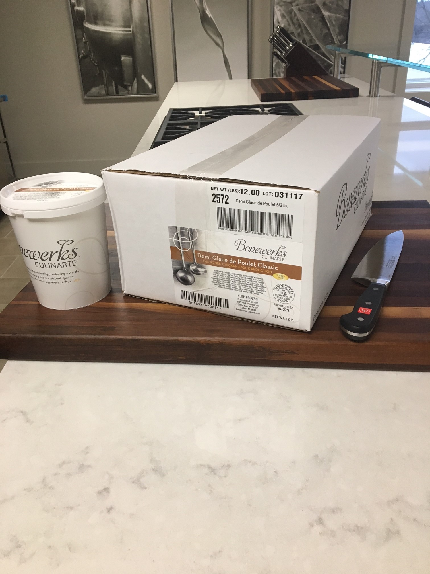 Bonewerks Culinarte Demi Glace de Poulet Chicken Base, 2 Pound -- 6 per case.