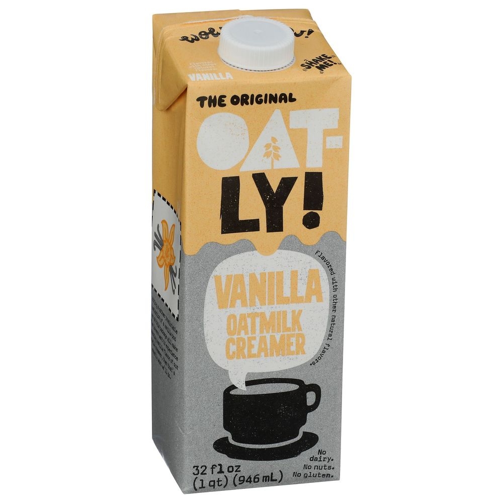Oatly Original Vanilla Oatmilk Creamer, 32 Fluid Ounce -- 6 Per Case