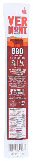 Vermont Smoke and Cure BBQ Real Stick, 1 Ounce -- 24 per case.