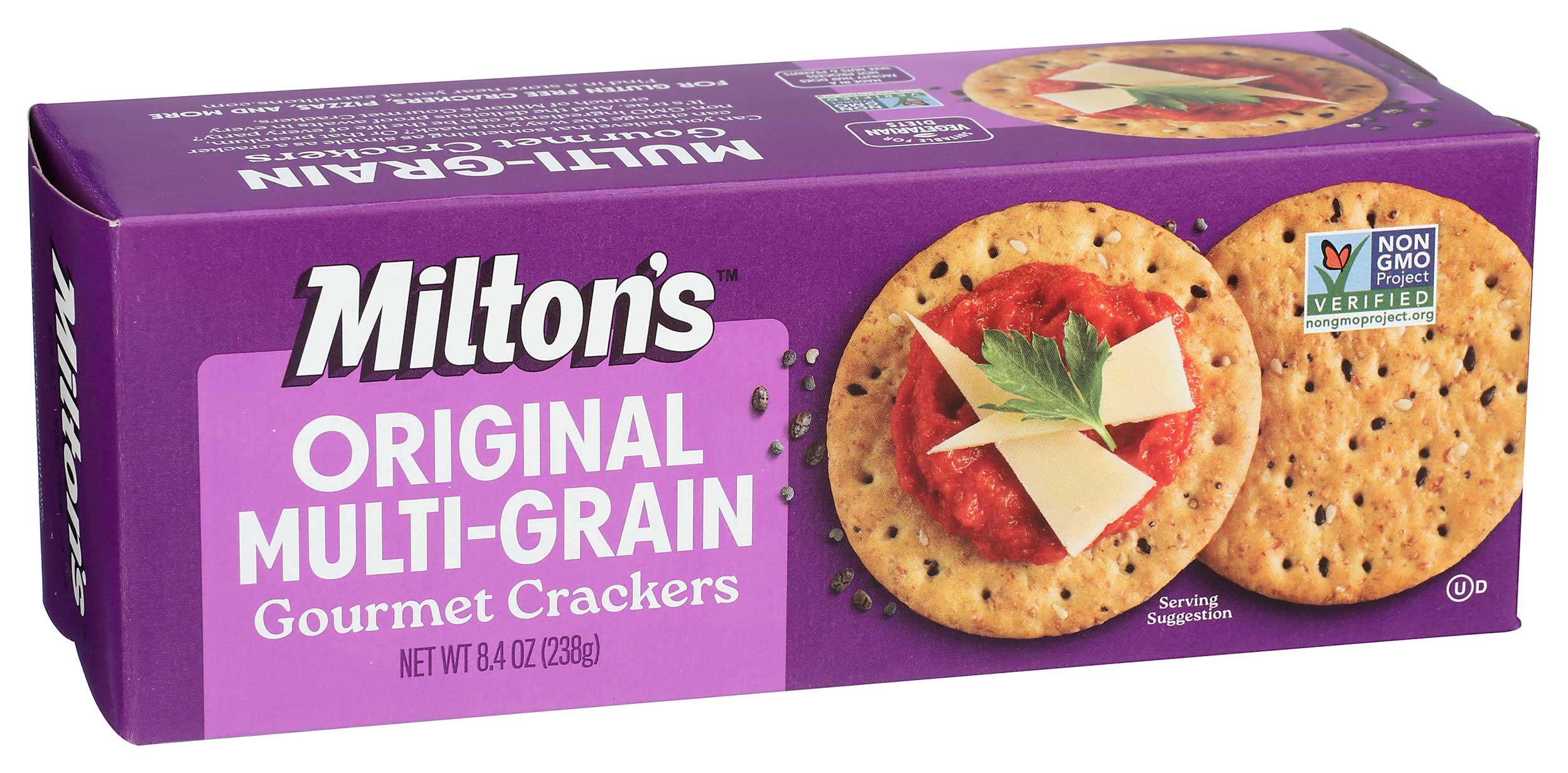 Miltons Gourmet Original Multigrain Cracker, 8.4 Ounce -- 8 per case