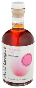 Acid League Strawberry Rose Living Vinegar, 12.7 Fluid Ounce -- 6 per case