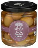 Divina Mt Athos Olives Stuffed with Garlic, 7.8 Ounce -- 6 per case.