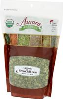 Aurora Natural Organic Green Split Peas, 24 Ounce -- 10 per case