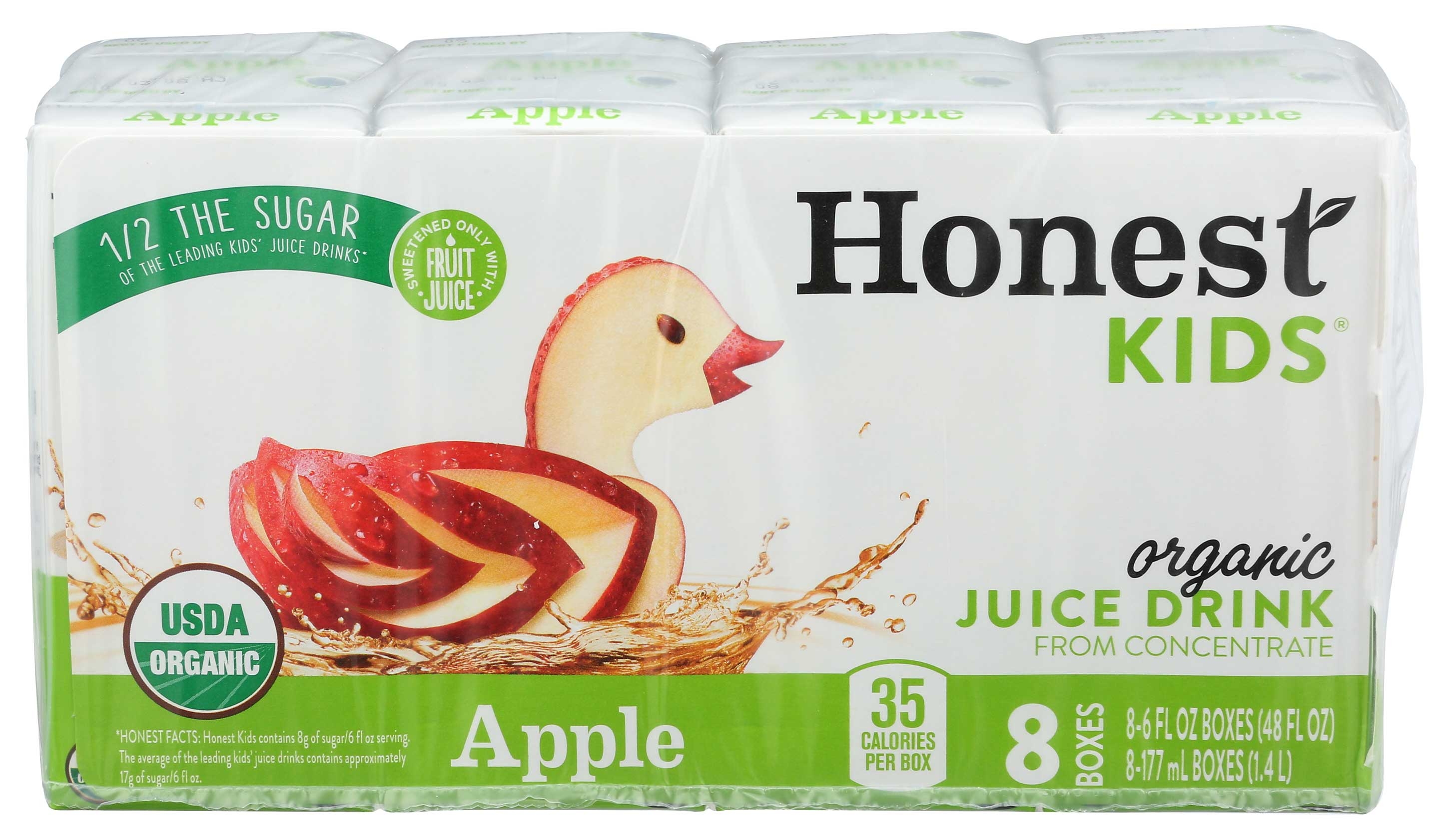 Honest Kids Organic Appley Ever After Juice Drink, 6 Ounce -- 40 Per Case