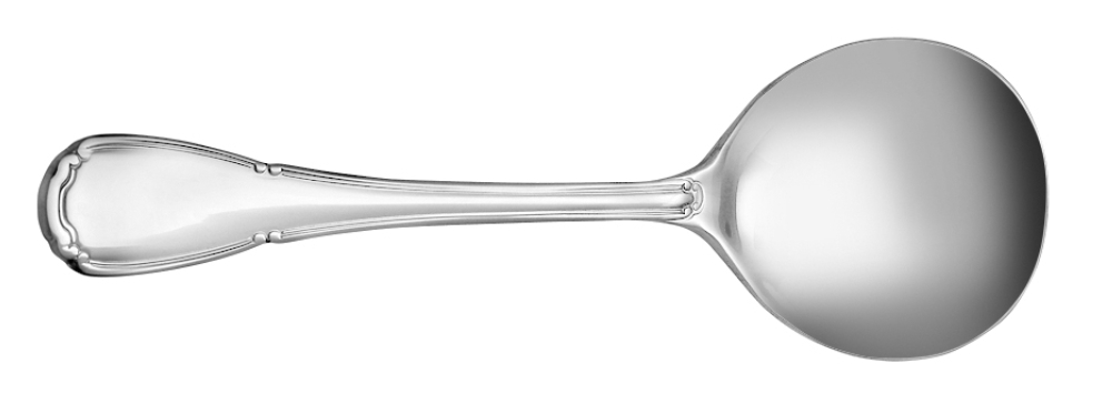 World Tableware Inc International Collection Baroque Stainless Steel S Bouillon Spoon -- 12 Per Case
