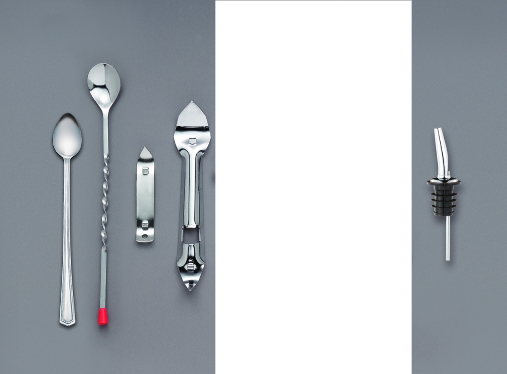 World Tableware Stainless Steel Red Tip Bar Spoon, 11 Inch -- 24 Per Case