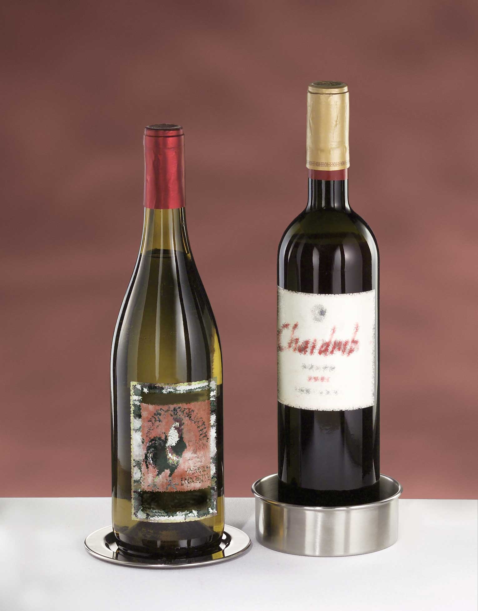 World Tableware Rolled Edge Wine Coaster, 4.75 Inch -- 12 Per Case