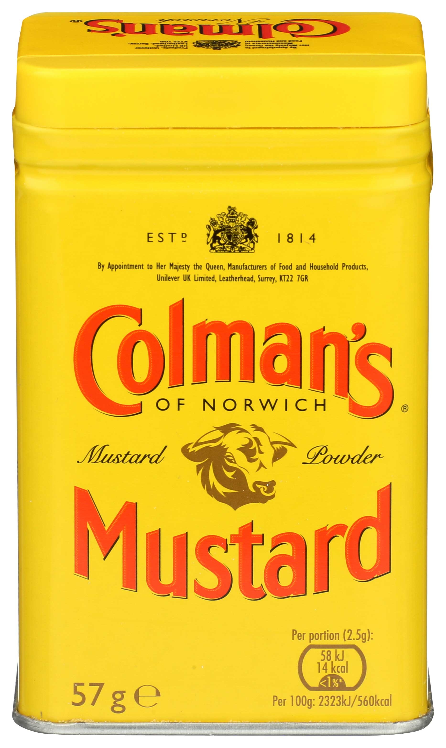 Colmans Dry Mustard, 2 ounce  -- 12 per case