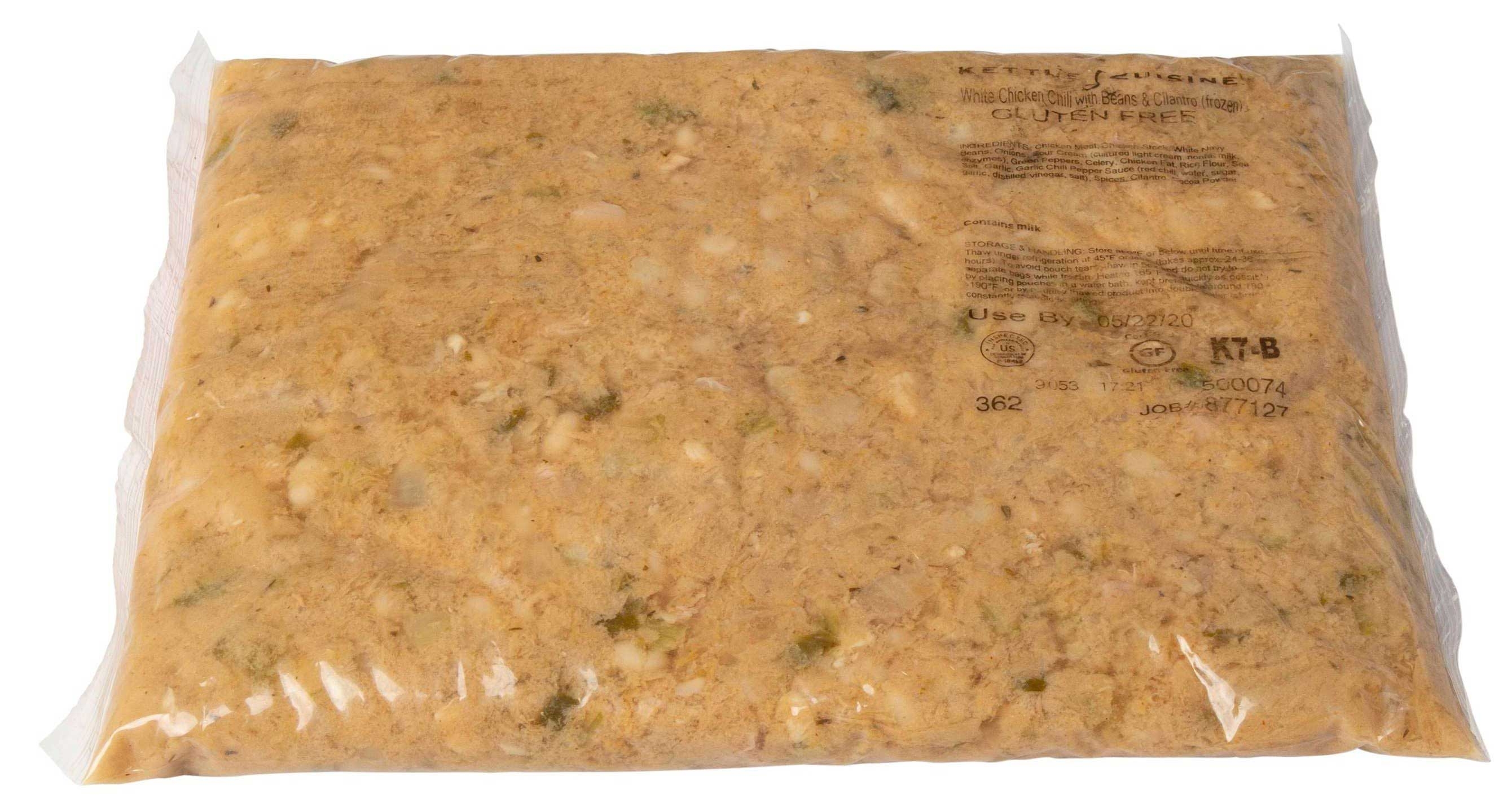 Kettle Cuisine White Chicken Chili with Cilantro, 4 Pound -- 4 per case