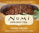 Numi Organic Honeybush Herbal Tea -- 100 per case.