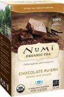 Numi Organic Chocolate Pu-Erh Tea, 16 tea bags per pack -- 6 per case.