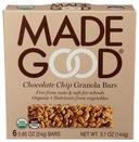 Made Good Chocolate Chip Granola Bar, 6 count per pack -- 6 per case.