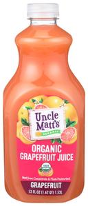 Uncle Matts Organic Grapefruit Juice, 52 Fluid Ounce -- 6 per case