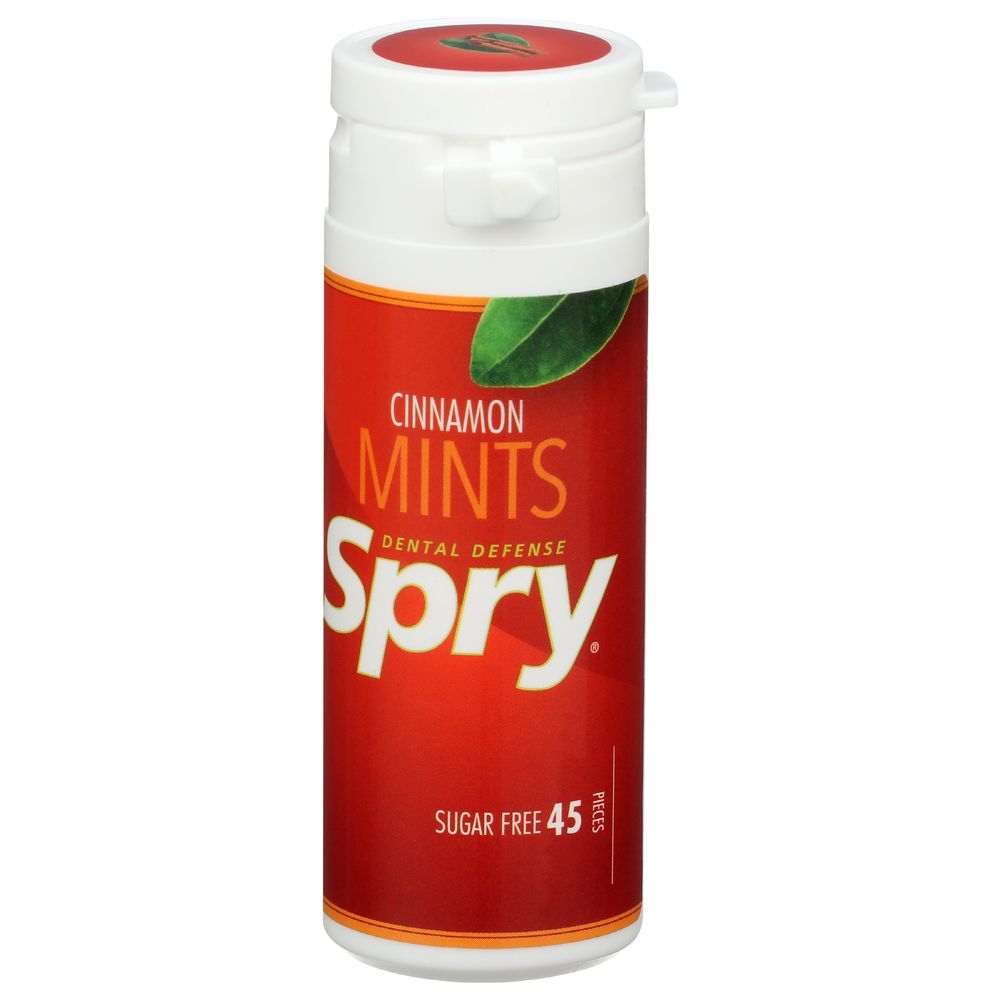 Spry Cinnamon Mints Refill, 45 Count -- 6 Per Case