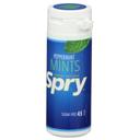 Spry Power Peppermint Mints Refill - 45 per pack -- 6 packs per case.