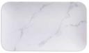 American Metalcraft Mix and Matte Collection Melamine Marble Rectangular Platter, 12 inch Length