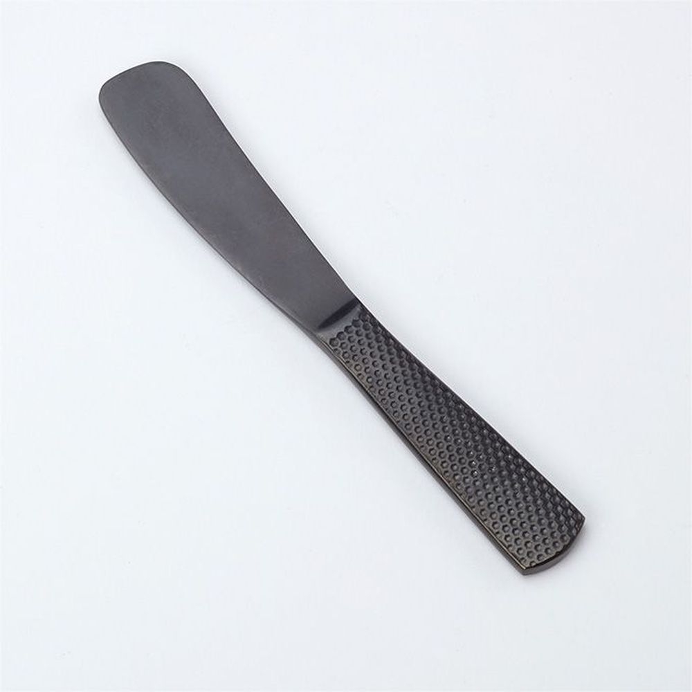 American Metalcraft Vintage Black Hammered Buffetware Spreader, 1 x 6 5/8 inch