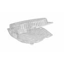 D and W Fine Pack 8 inch Polystyrene Shallow Hinged Pie Container, 200 count