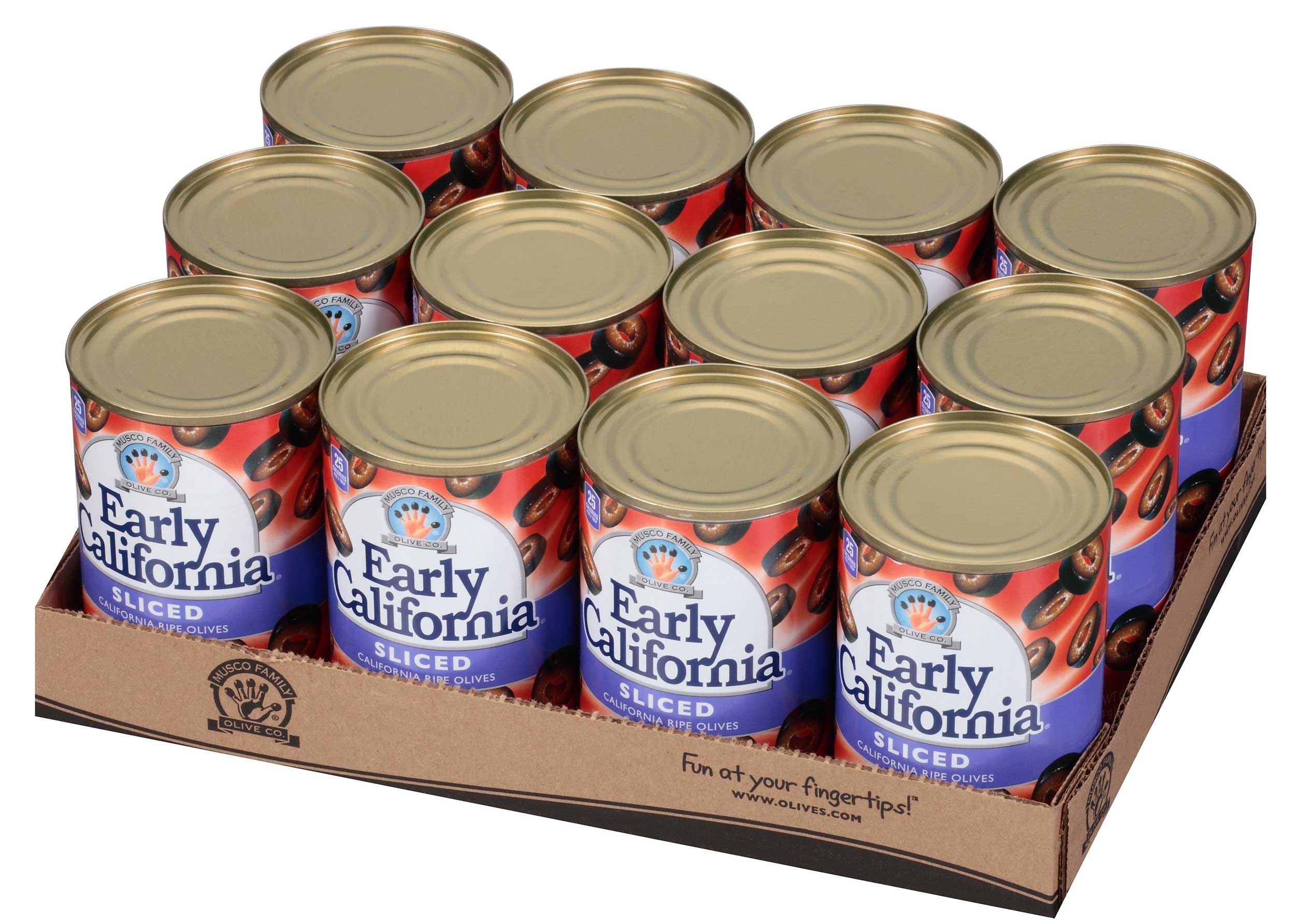Early California Sliced Ripe Olives, 6.5 Ounce -- 12 Per Case