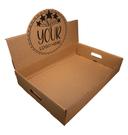 Southern Champion Tray Kraft Corrugated Cardboard Catering Tray, 21.5 x 14.625 x 4.25 inch -- 25 per case