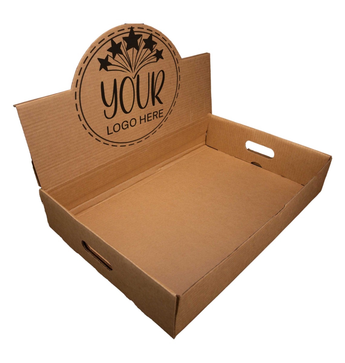 Southern Champion Tray Kraft Corrugated Cardboard Catering Tray, 21.5 x 14.625 x 4.25 inch -- 25 per case