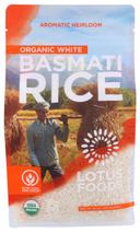 Lotus Foods Organic White Basmati Rice, 30 Ounce -- 6 per case.