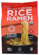 Lotus Foods Organic Millet and Brown Rice Ramen, 10 Ounce - 4 per pack -- 6 packs per case.
