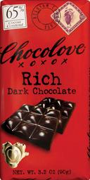 Chocolove 65 Percent Rich Dark Chocolate Bar, 3.2 Ounce -- 144 per case