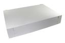 Boxit Lock Corner One Piece White Bakery Box, 26.5 x 18.25 x 2 inch -- 100 per case.