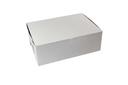 Boxit Lock Corner One Piece White Bakery Box, 14.5 x 10.5 x 5 inch -- 100 per case.