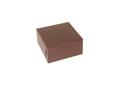 Boxit Lock Corner One Piece Chocolate Bakery Box, 6 x 6 x 3 inch -- 250 per case.